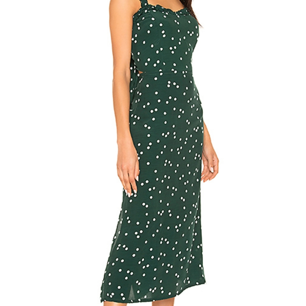 Gizele midi dress in green a1 dress
